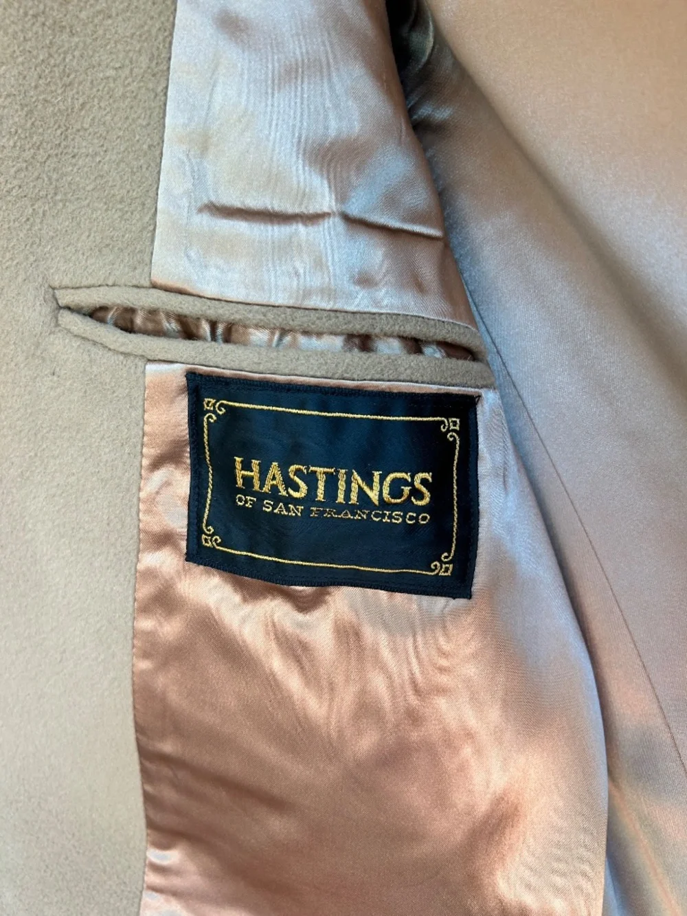 100% Cashmere Men’s Vintage Overcoat - Picture 9 of 9